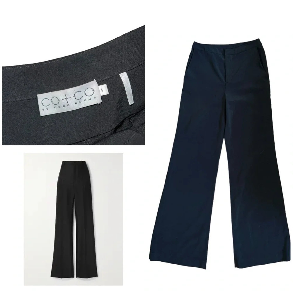 CO + CO‎ BY COCO ROCHA BLACK TROUSERS | Sz 4